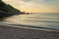 Sunset Cala in Es Tancats. Minorca. Spain