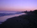 Sunset on a California beach