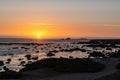 Sunset at the californian coast