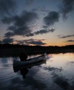 Sunset Canoe