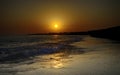 Sunset at Cape Greko Cyprus Royalty Free Stock Photo