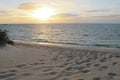 Sunset at Cape Range National Park, Western Australia Royalty Free Stock Photo