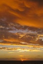 Sunset at Cape Range National Park, Western Australia Royalty Free Stock Photo