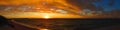 Sunset at Cape Range National Park, Western Australia Royalty Free Stock Photo