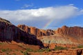 Sunset Capitol Reef National Park at Panorama Point Royalty Free Stock Photo