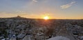 sunset in Cappadocia