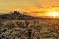 Sunset in Cappadocia. Turkey