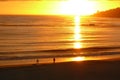 Sunset at Carmel Beach Royalty Free Stock Photo
