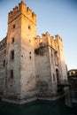 Sunset on Castle at Sirmione