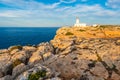 Sunset in Cavalleria Lighthouse on Minorca Island, Spain