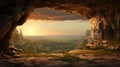 Sunset Cave: A Hyper Realistic Disney Animation Inspired Prairiecore Landscape