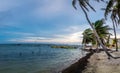 Sunset at Caye Caulker - Belize Royalty Free Stock Photo