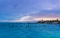 Sunset at Caye Caulker - Belize Royalty Free Stock Photo