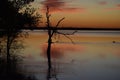 Sunset at Cedar Hill State Park in Texas