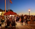 Sunset Celebration at Mallory Square, Key West on the Florida Keys Royalty Free Stock Photo