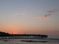 Sunset in Cerro Azul at south of Lima, Peru Royalty Free Stock Photo