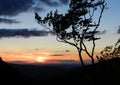 Sunset in Chartreuse mountains Royalty Free Stock Photo