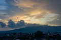 A sunset on Chiang Mai city, Thailand