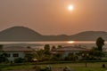 Sunset and chilka lake rambha odisha