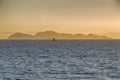 Sunset on the Cies Islands Royalty Free Stock Photo