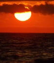 Sunset Clallam bay Washington. Royalty Free Stock Photo