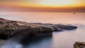 Sunset Cliffs, San Diego, California. Royalty Free Stock Photo