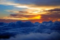 Sunset Cloudland Royalty Free Stock Photo