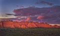 Sunset Clouds at Arches National Park, Utah, USA Royalty Free Stock Photo