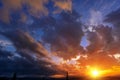 Sunset Cloudscape Backdrop