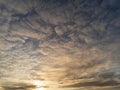 Sunset cloudy sky abstract background Royalty Free Stock Photo