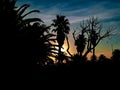 Sunset coastal scene, montevideo uruguay