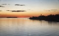 Sunset in Colonia del Sacramento, Uruguay Royalty Free Stock Photo