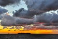 Sunset in Colonia del Sacramento, Uruguay Royalty Free Stock Photo