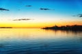 Sunset in Colonia del Sacramento, Uruguay Royalty Free Stock Photo