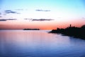 Sunset in Colonia del Sacramento, Uruguay Royalty Free Stock Photo