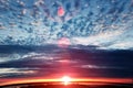 Sunset colorful sky. Beautiful colorful sky. Sky background Royalty Free Stock Photo