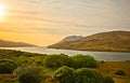 Sunset in Connemara, Ireland Royalty Free Stock Photo