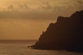 Sunset on Corfu Island, Greece Royalty Free Stock Photo