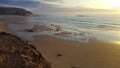 Sunset on Costa Vicentina, Portugal. Praia do Amado