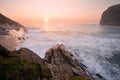 Sunset Crackington Haven Royalty Free Stock Photo