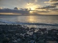 Sunset Crash Boat Beach Aguadilla Puerto Rico Royalty Free Stock Photo