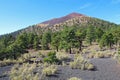 Sunset Crater volcanic cinder cone near Flagstaff, Arizona Royalty Free Stock Photo