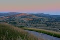 Sunset in Crimea mountain