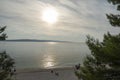 Before sunset on Croatian beach Royalty Free Stock Photo