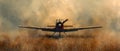 Sunset Crop Dusting: A Plane\'s Silhouette Against the Haze. Concept Aviation, Sunset Photography,