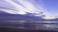 Sunset on Crosby Beach, Crosby, Liverpool, UK