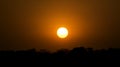 Sunset cruise in Zambezi River, Zimbabwe, Africa. Royalty Free Stock Photo