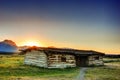 Sunset at Cunningham's Cabin