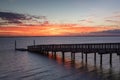 Sunset on Currituck Sound on the Outer Banks NC