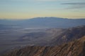 Sunset at Dante`s View in Death Valley California Royalty Free Stock Photo